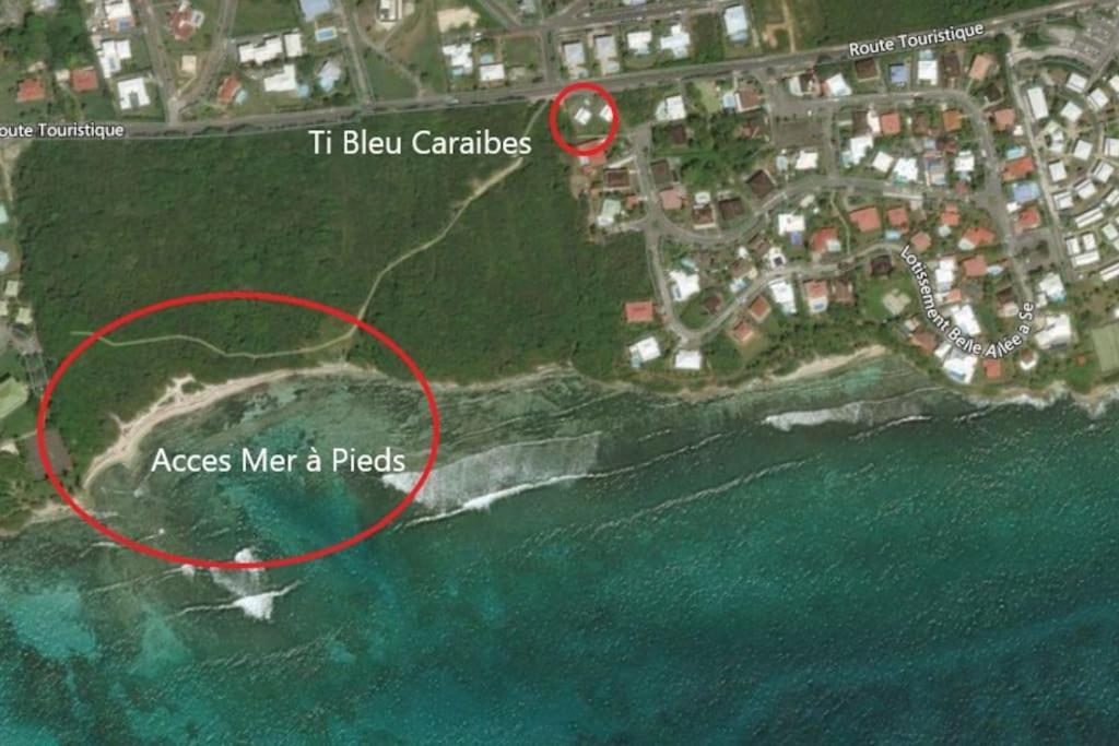Villa Ti Bleu Caraibes 8 Personnes A St Francois Saint-Francois  Exterior foto
